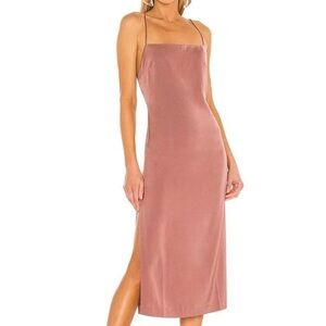 NBD Revolve Elegant Mauve Spaghetti Strap Dress